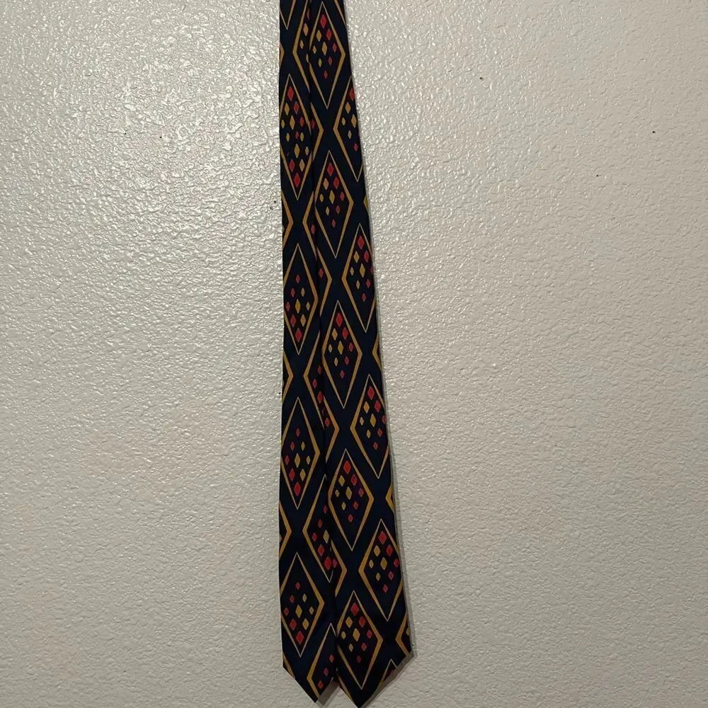 Christian Dior navy blue tie